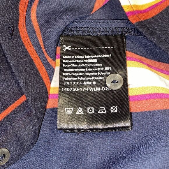 SCOTCH & SODA Womens Navy Striped Button Down Blouse - Picture 5 of 5